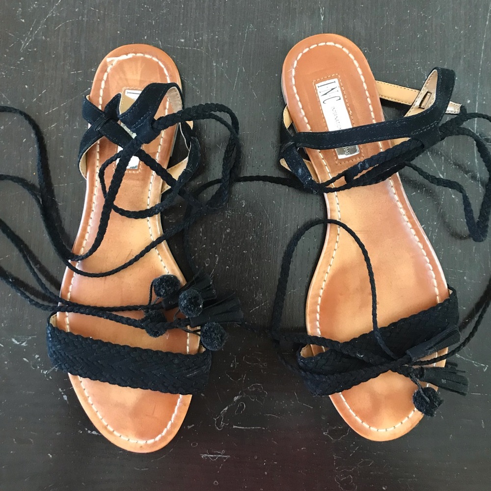 Strappy Black Sandals